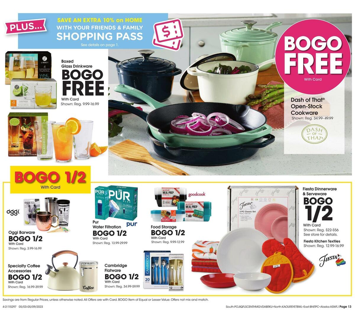 Fred Meyer General Merchandise Weekly Ad from May 3