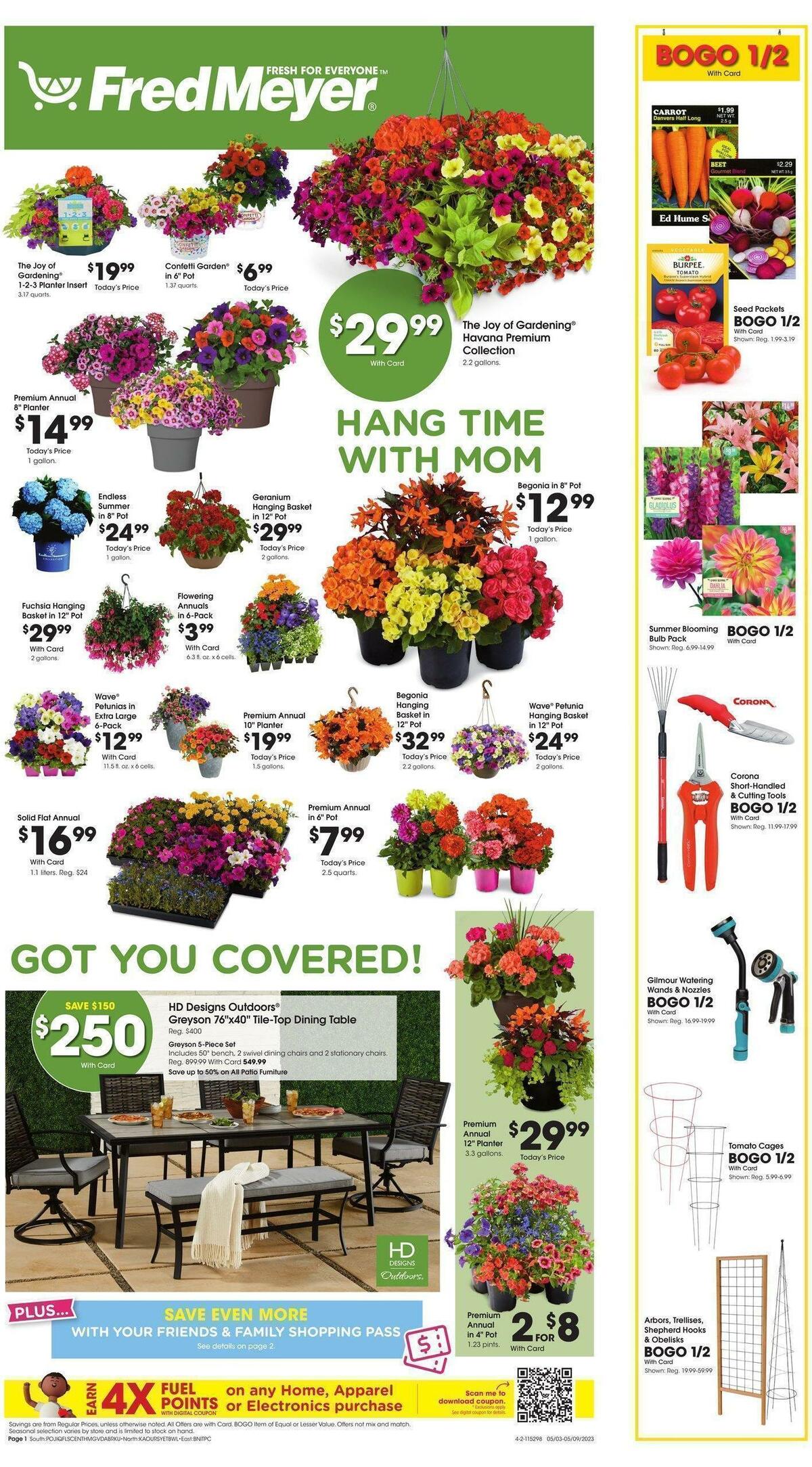Fred Meyer Garden Weekly Ad from May 3