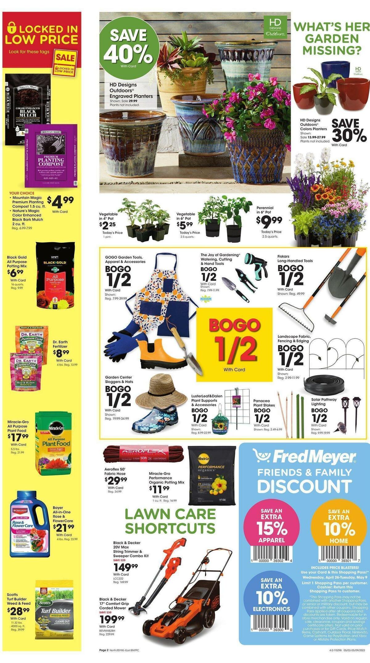 Fred Meyer Garden Weekly Ad from May 3