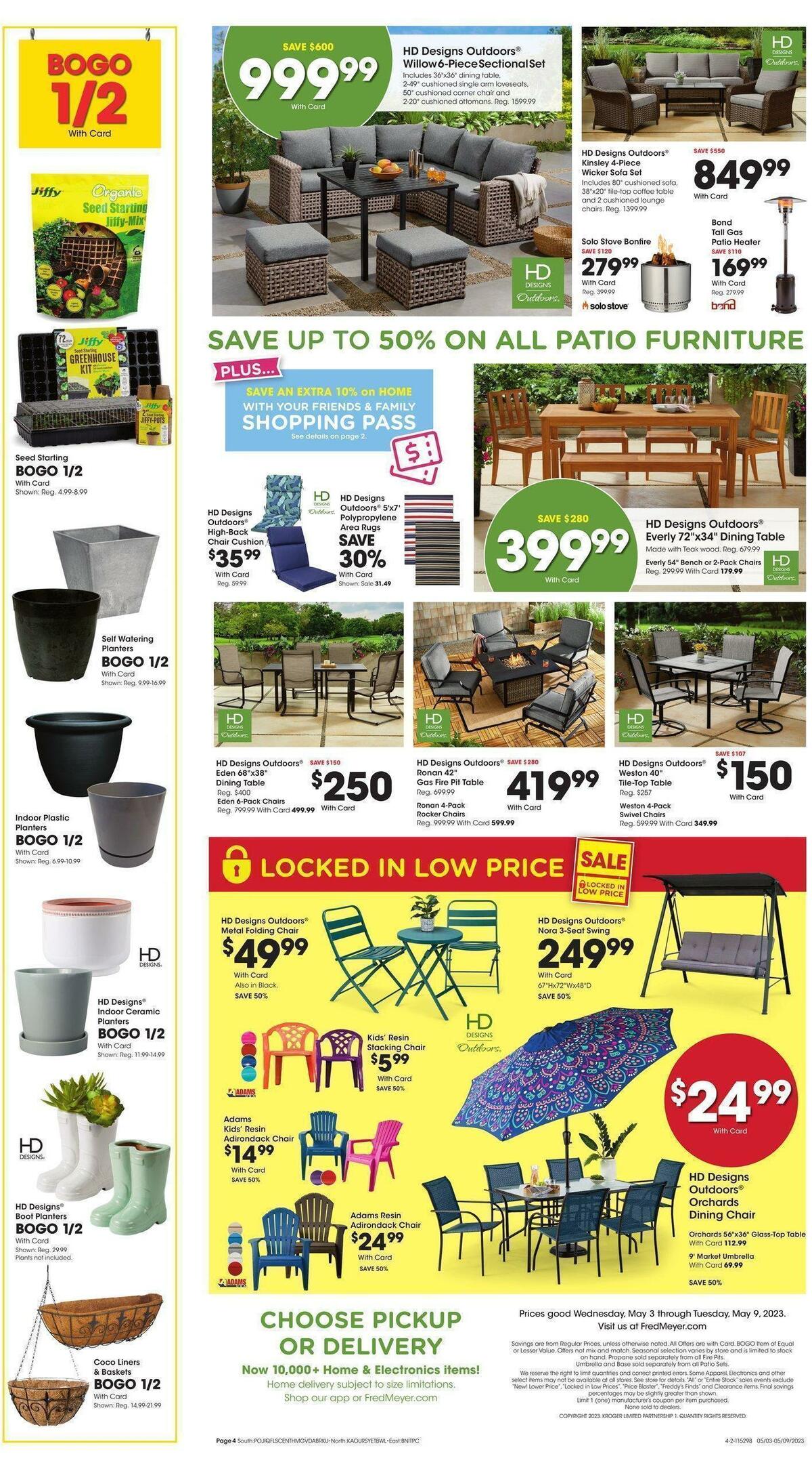 Fred Meyer Garden Weekly Ad from May 3