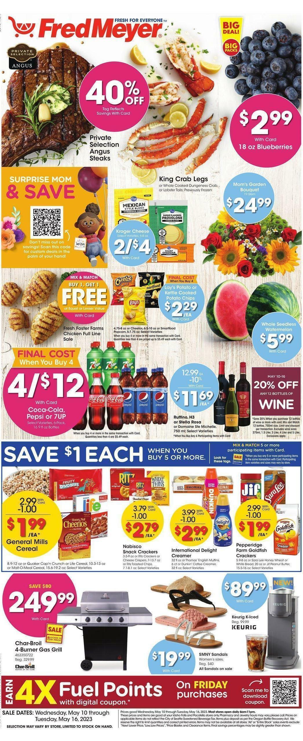 Fred Meyer Weekly Ad from May 10