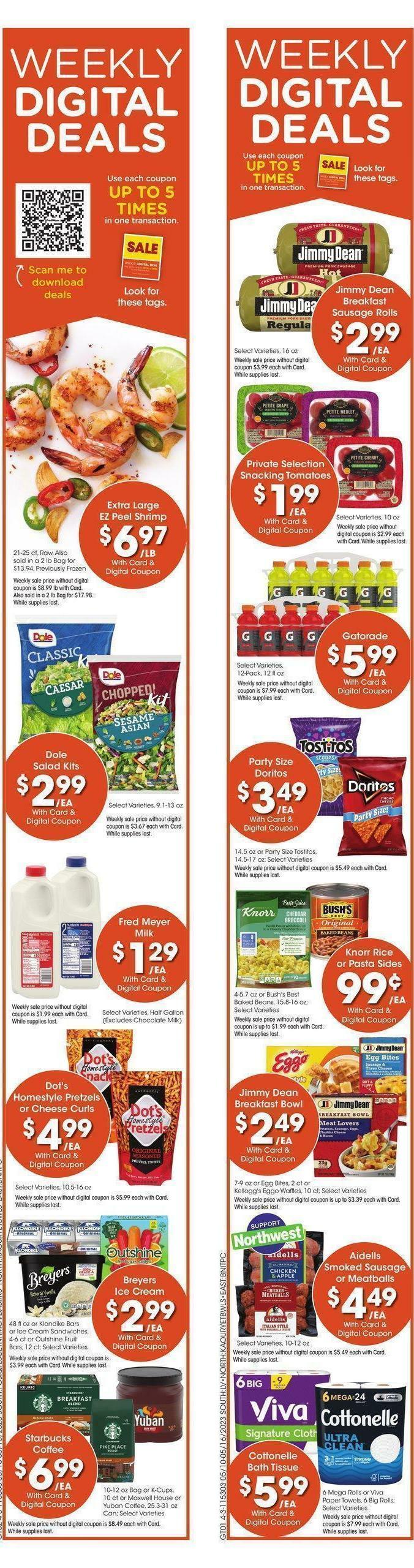 Fred Meyer Weekly Ad from May 10