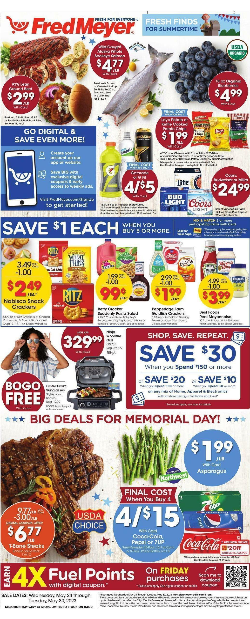Fred Meyer Weekly Ad from May 24