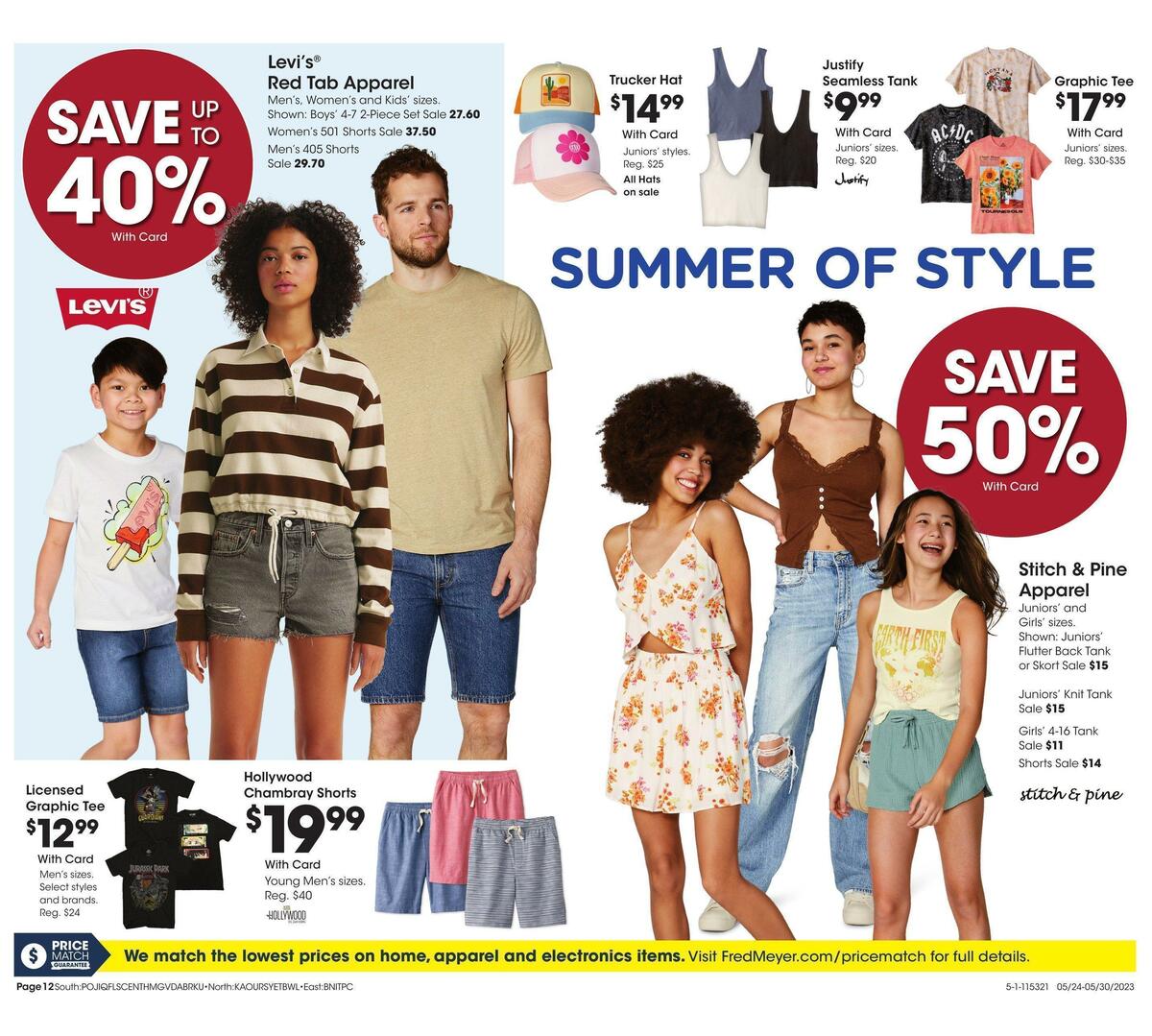Fred Meyer General Merchandise Weekly Ad from May 24
