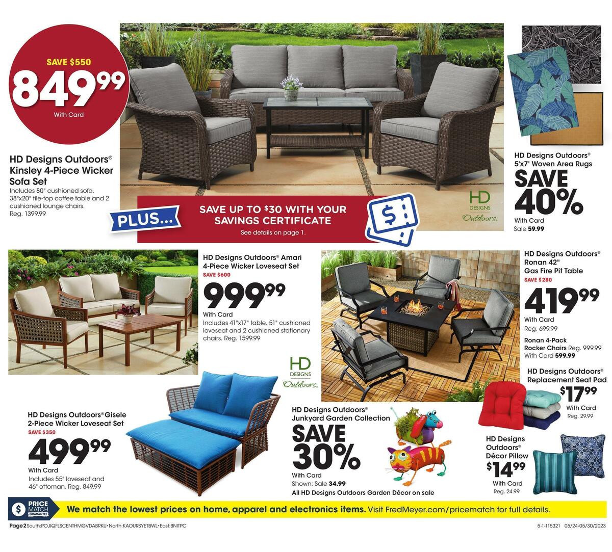 Fred Meyer General Merchandise Weekly Ad from May 24
