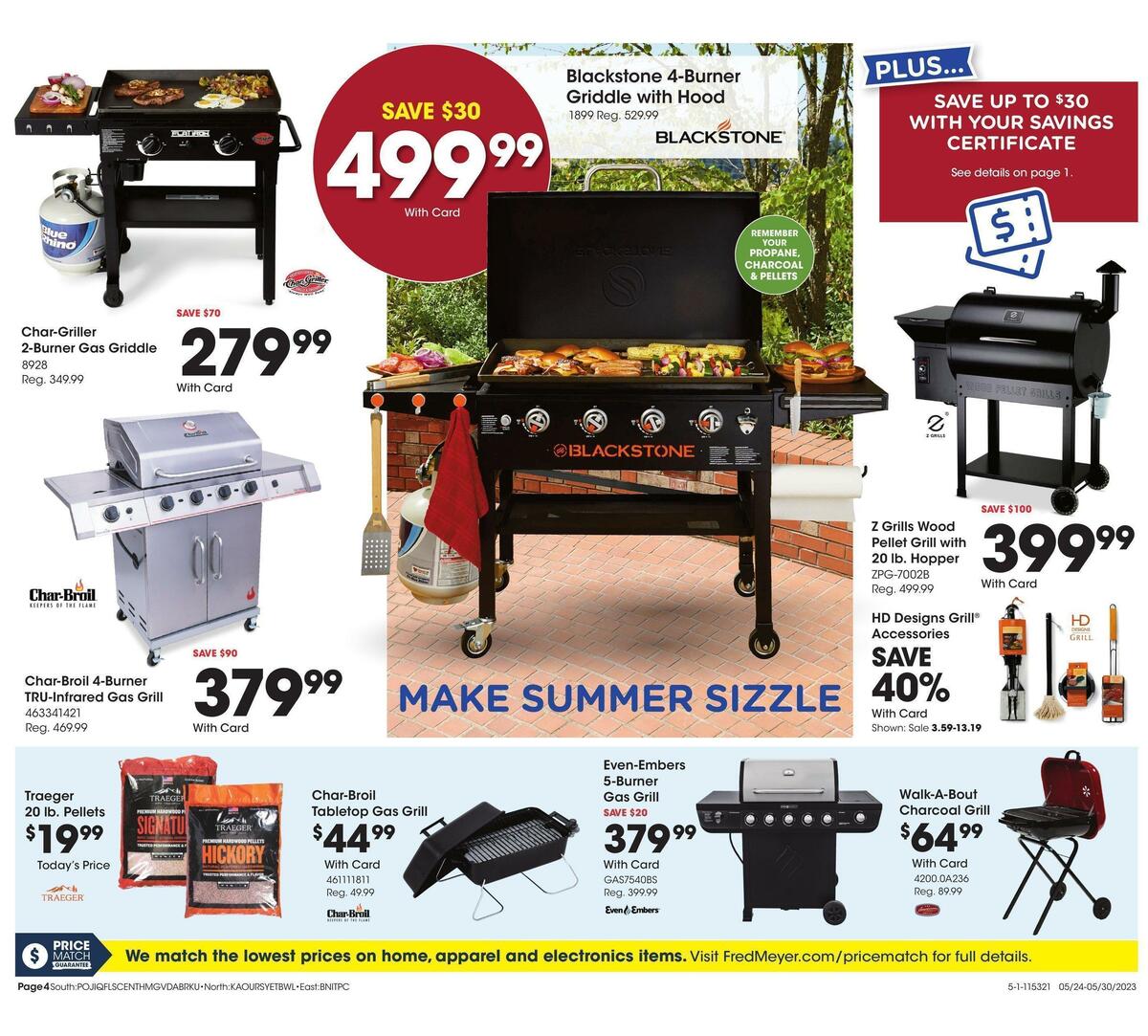 Fred Meyer General Merchandise Weekly Ad from May 24