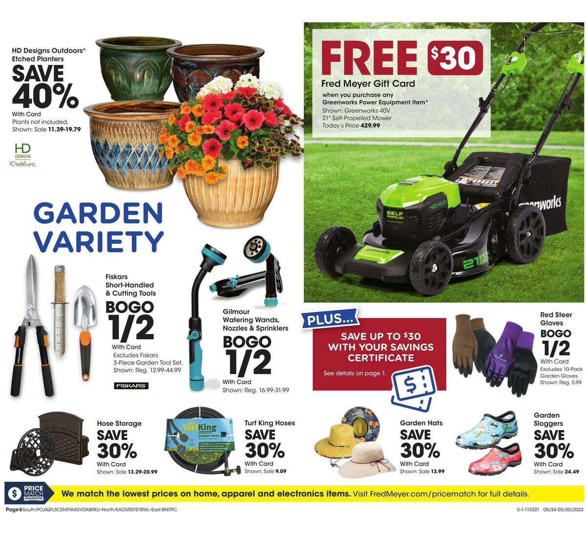 Fred Meyer General Merchandise Weekly Ad from May 24
