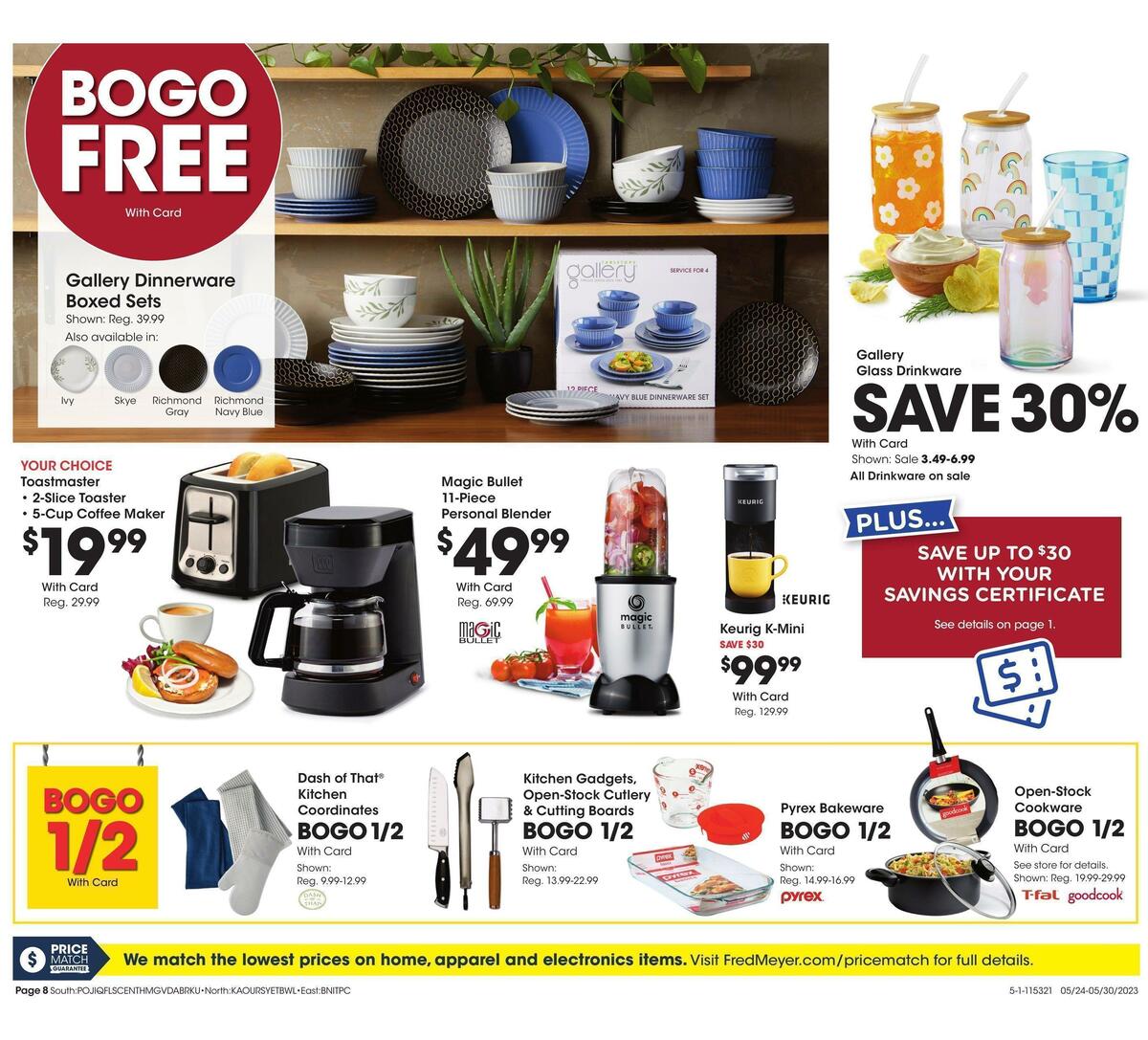 Fred Meyer General Merchandise Weekly Ad from May 24