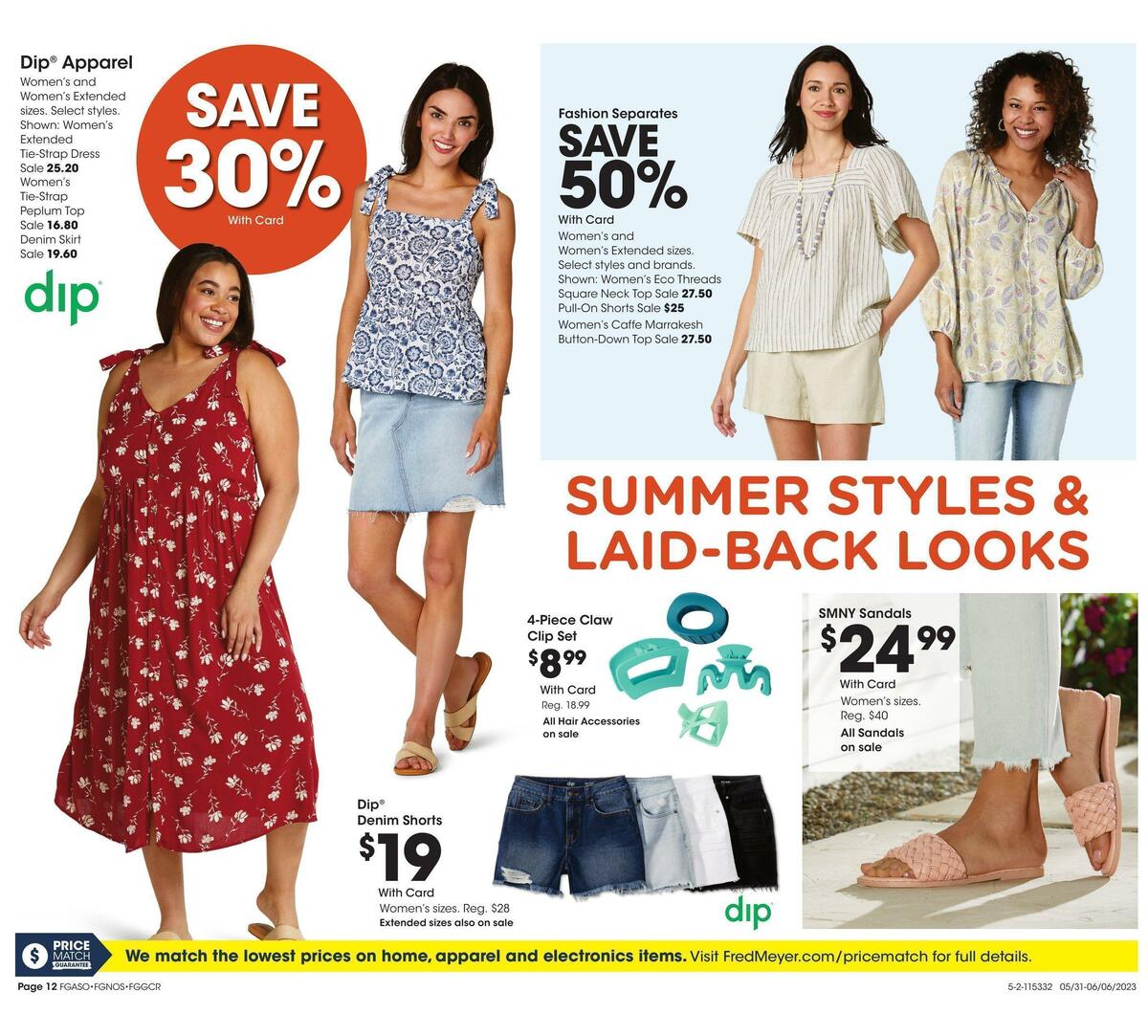 Fred Meyer General Merchandise Weekly Ad from May 31