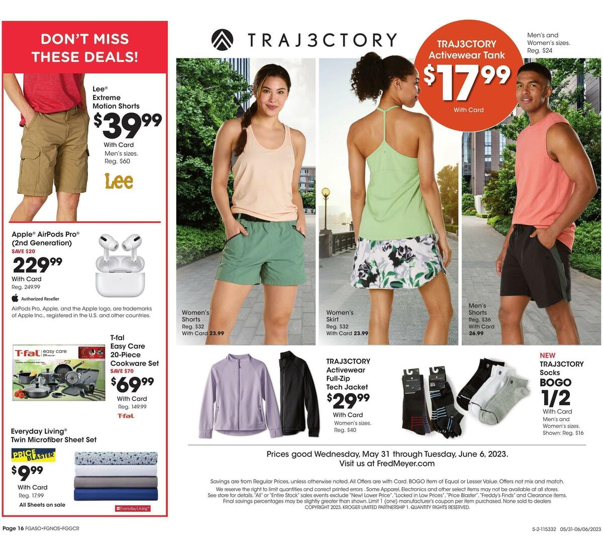 Fred Meyer General Merchandise Weekly Ad from May 31
