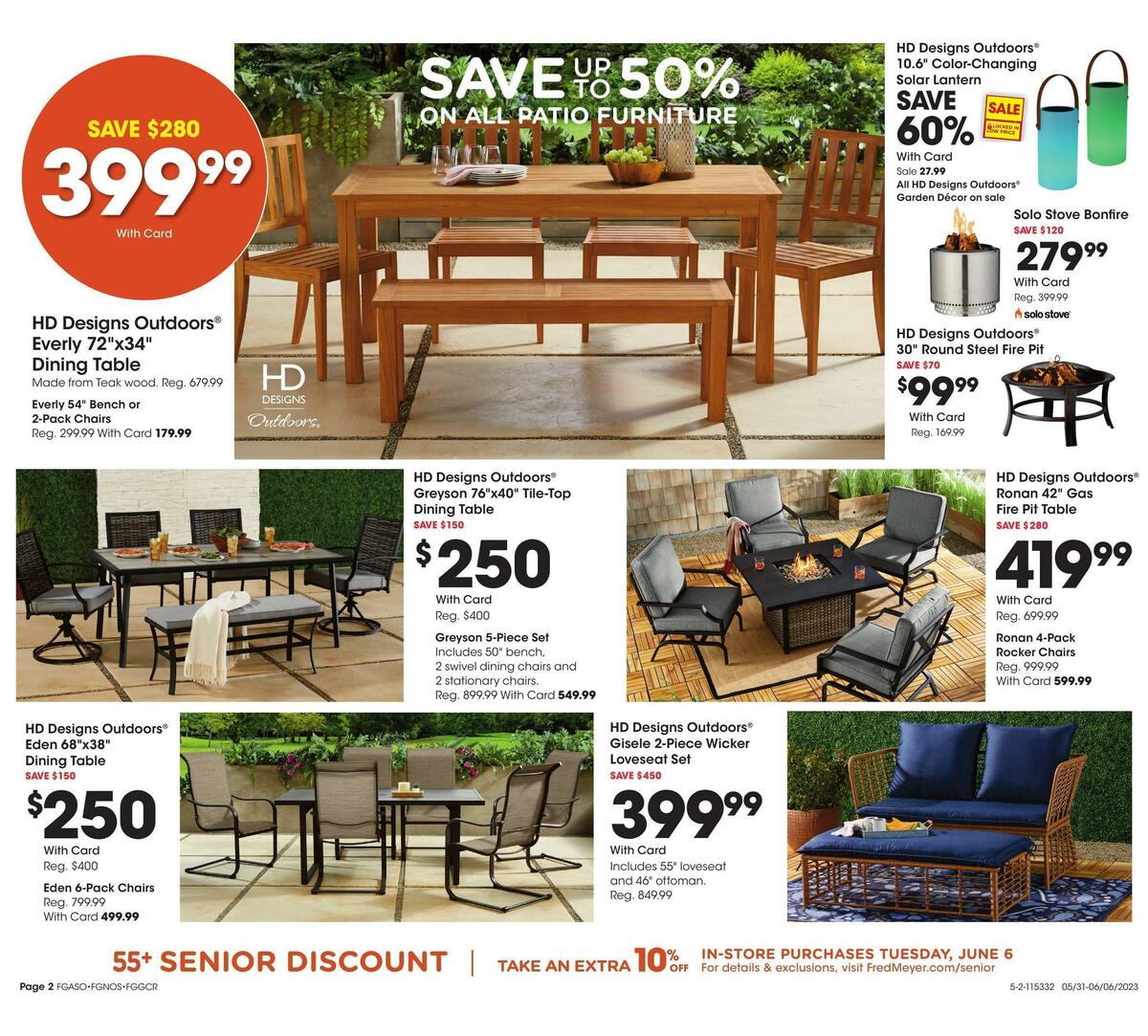Fred Meyer General Merchandise Weekly Ad from May 31