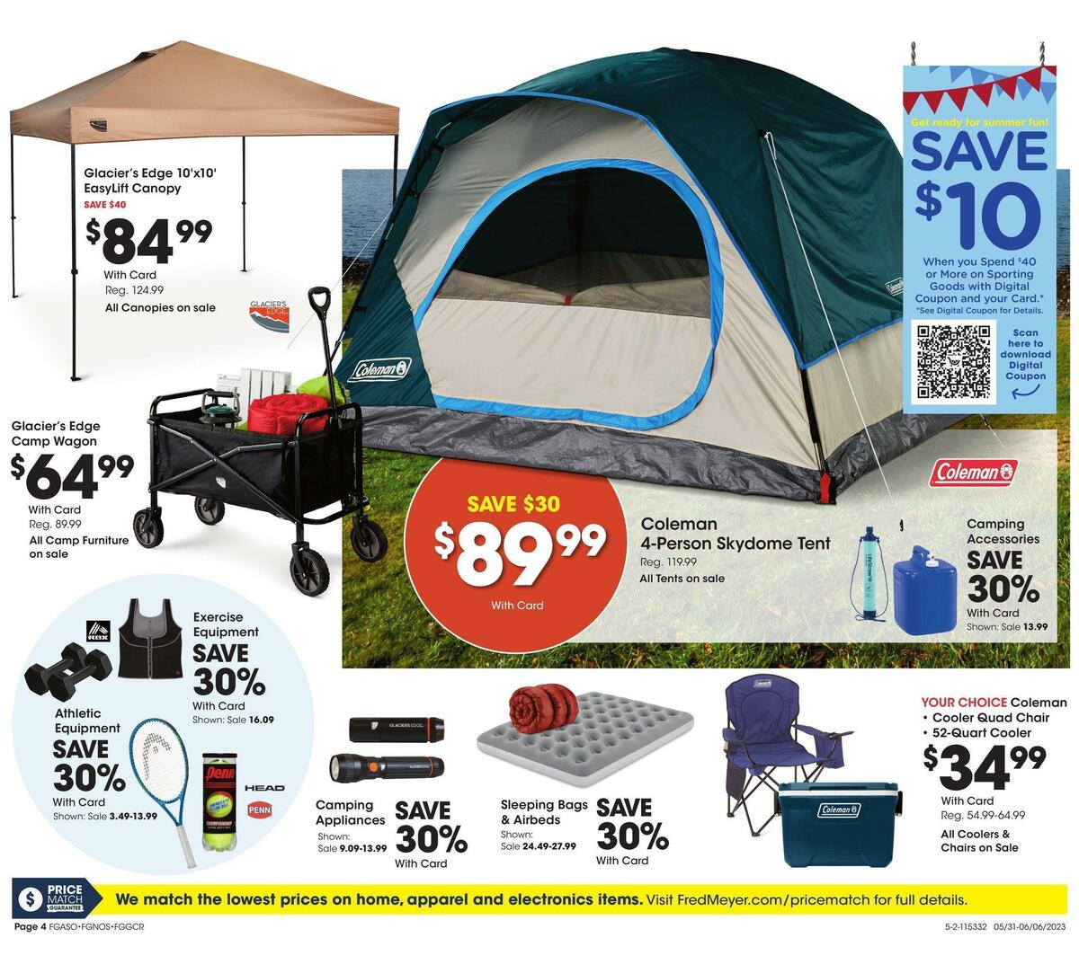 Fred Meyer General Merchandise Weekly Ad from May 31