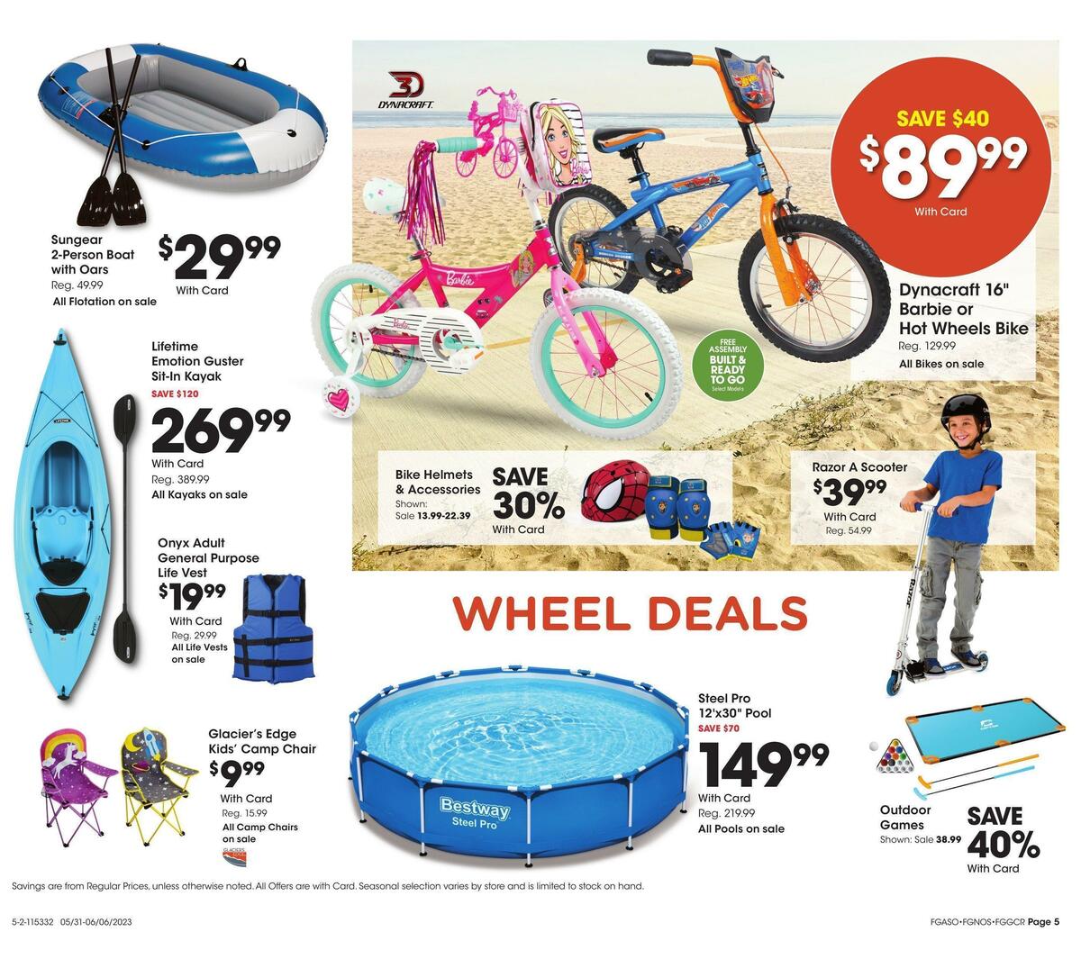 Fred Meyer General Merchandise Weekly Ad from May 31