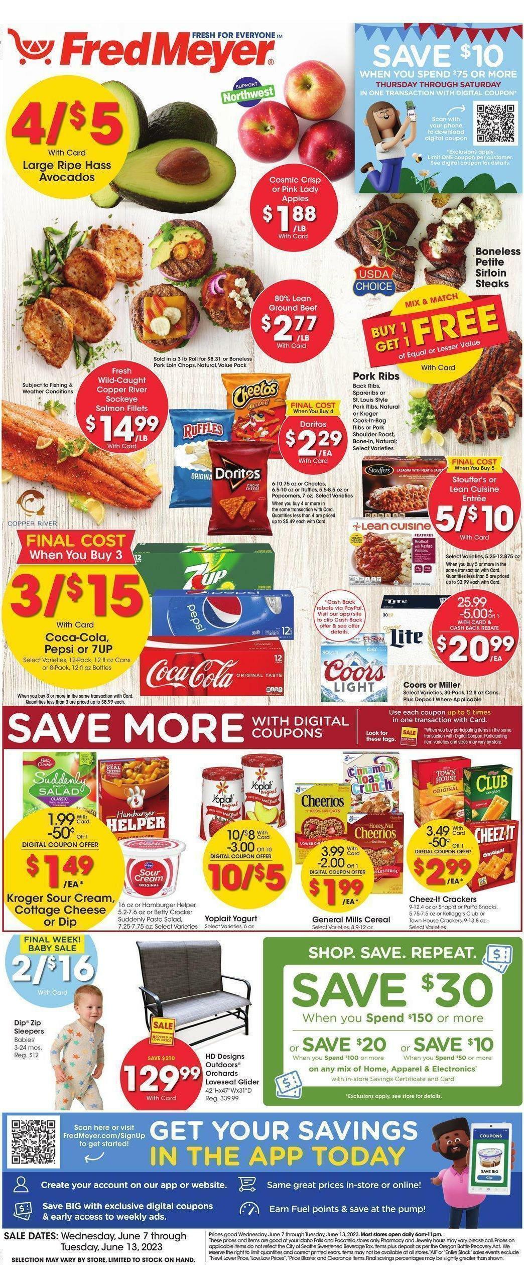 Fred Meyer Weekly Ad from June 7