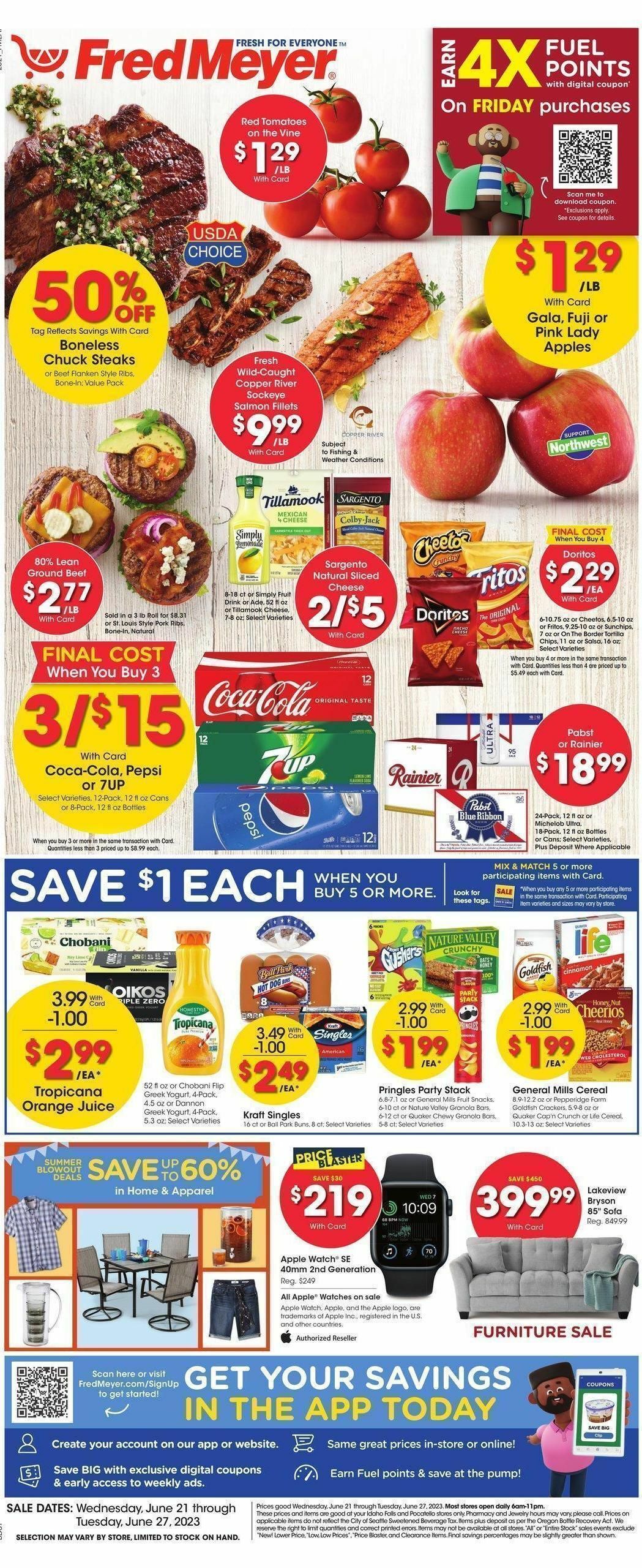 Fred Meyer Weekly Ad from June 21