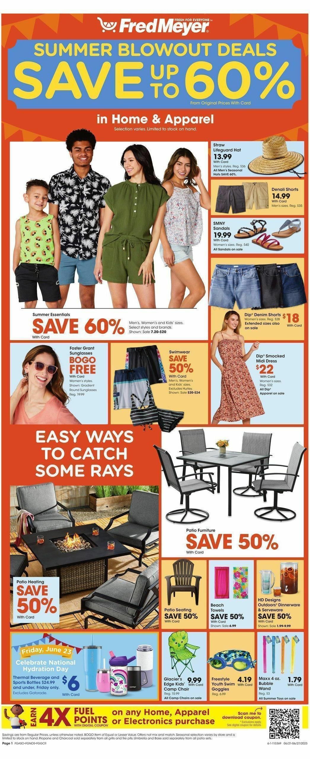 Fred Meyer General Merchandise Weekly Ad from June 21