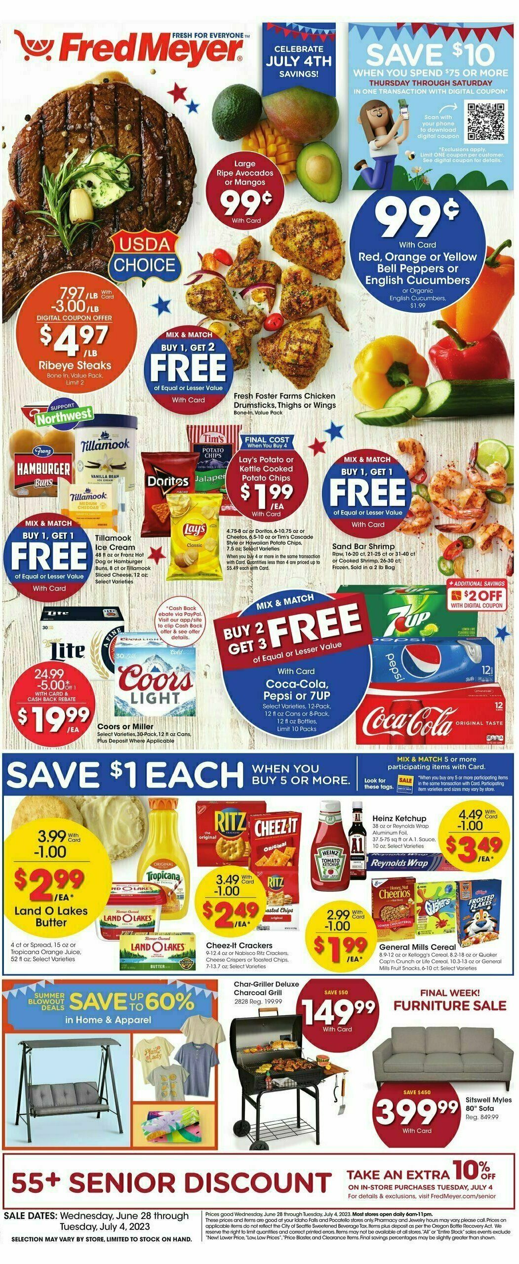 Fred Meyer Weekly Ad from June 28