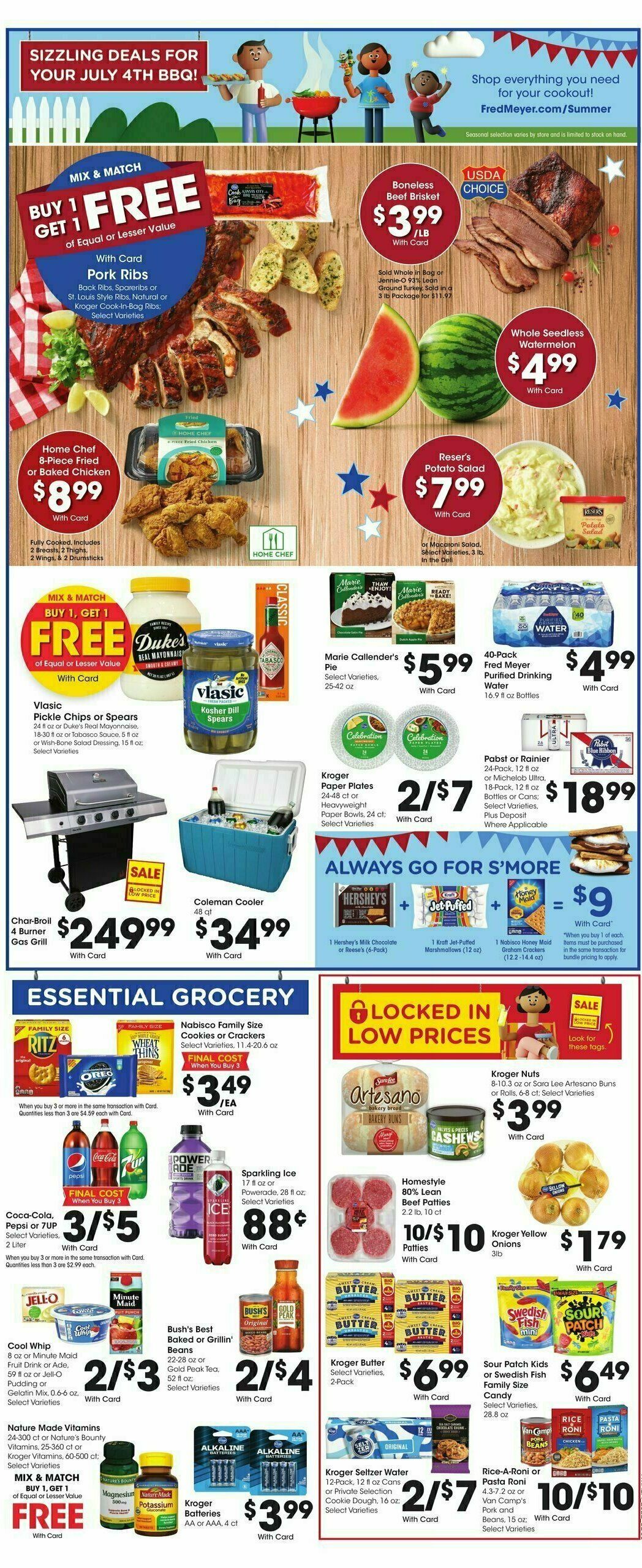 Fred Meyer Weekly Ad from June 28