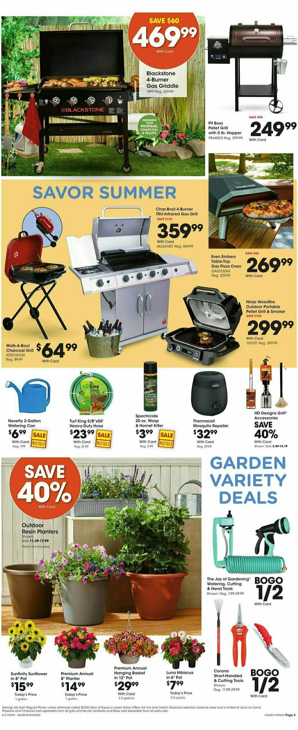 Fred Meyer General Merchandise Weekly Ad from June 28