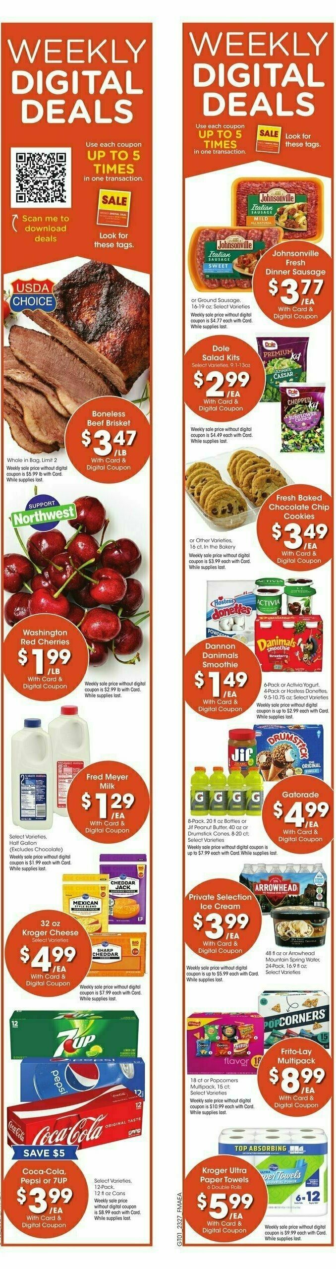 Fred Meyer Weekly Ad from August 2