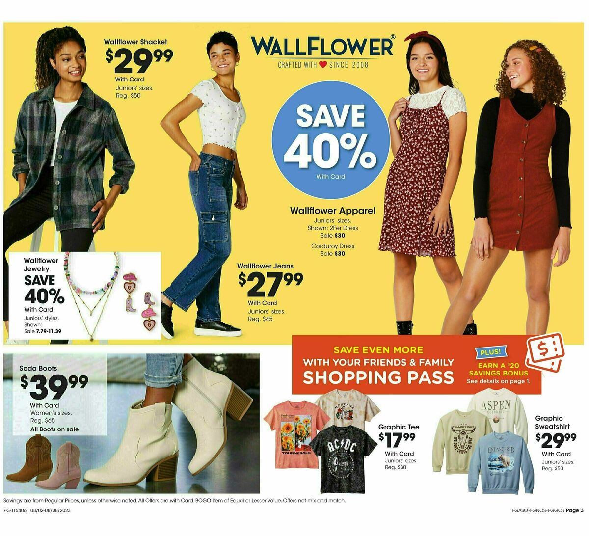 Fred Meyer General Merchandise Weekly Ad from August 2