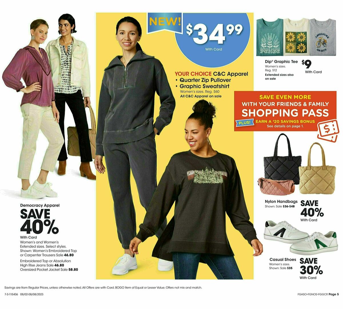 Fred Meyer General Merchandise Weekly Ad from August 2