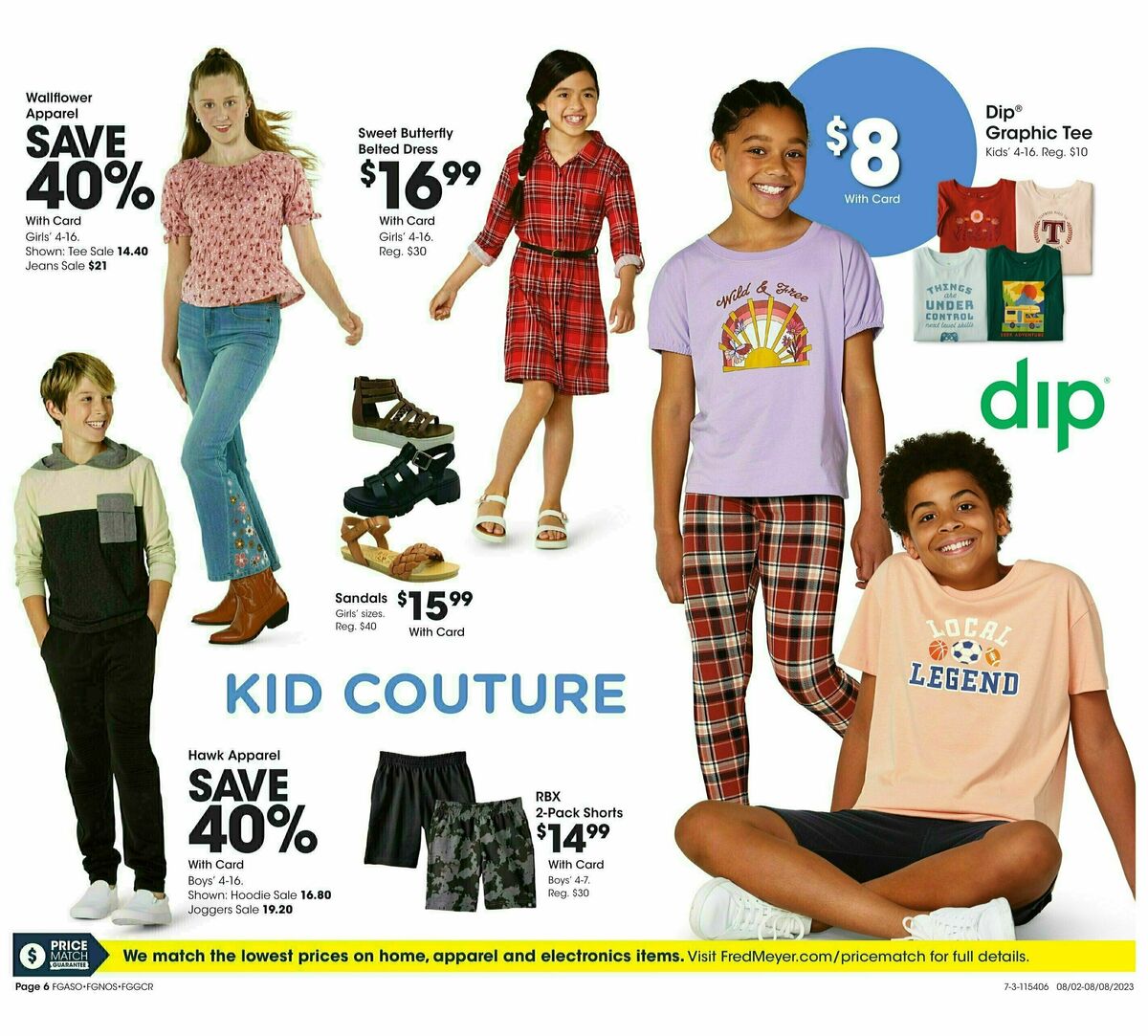 Fred Meyer General Merchandise Weekly Ad from August 2