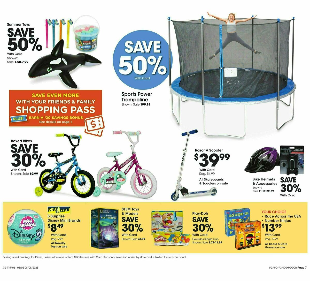 Fred Meyer General Merchandise Weekly Ad from August 2