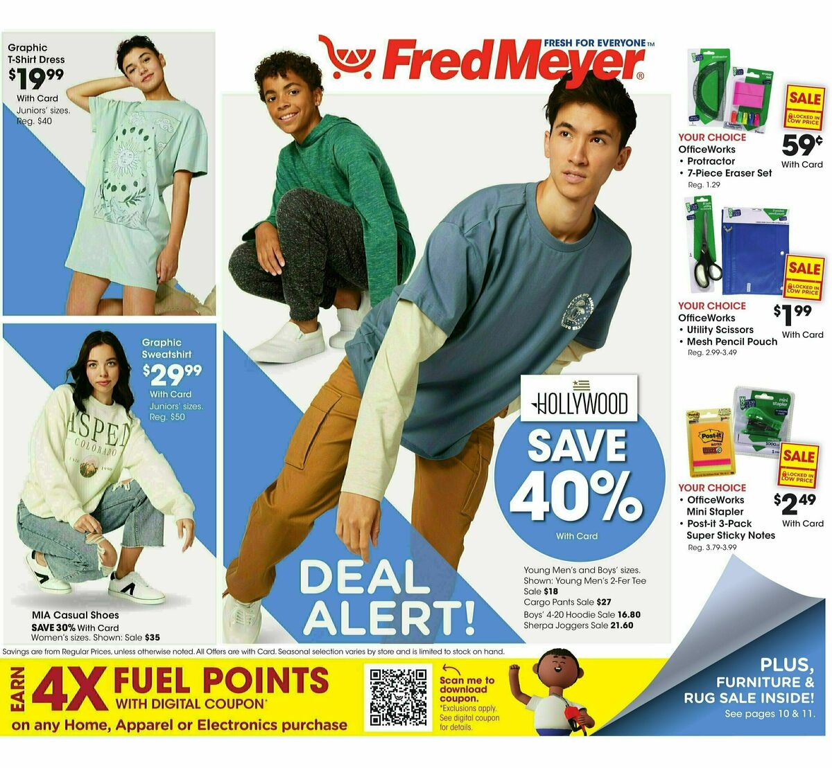 Fred Meyer General Merchandise Weekly Ad from August 23