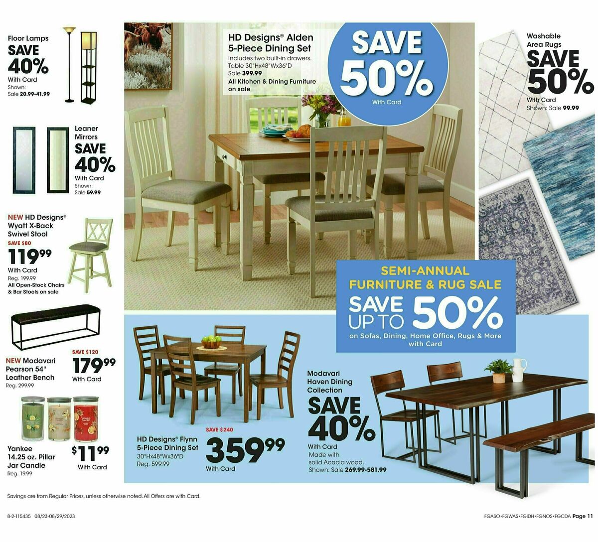 Fred Meyer General Merchandise Weekly Ad from August 23