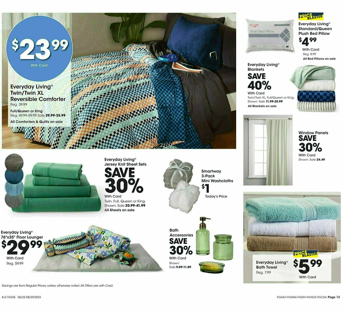 Fred Meyer General Merchandise Weekly Ad from August 23