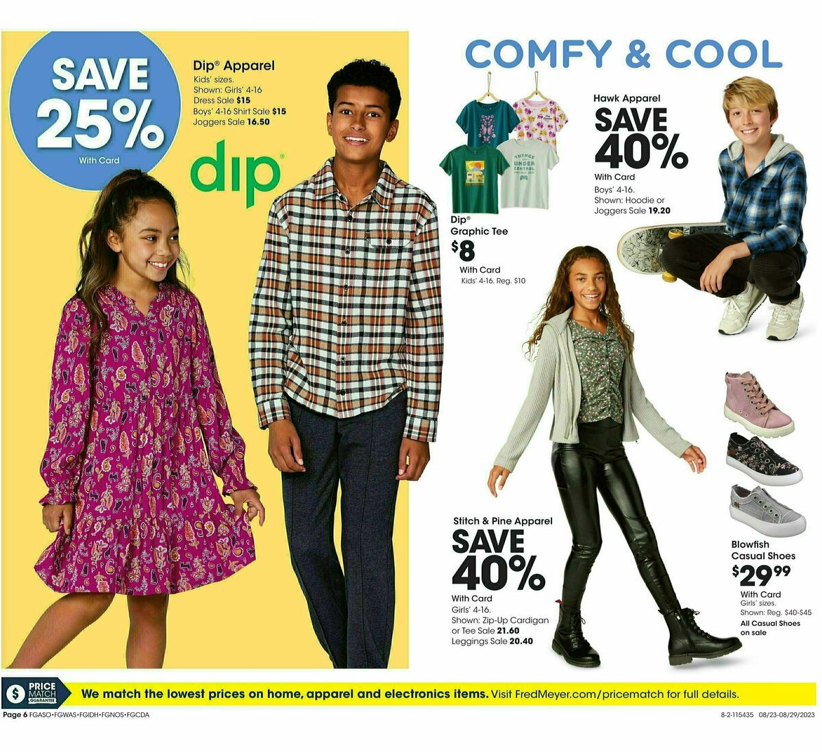 Fred Meyer General Merchandise Weekly Ad from August 23