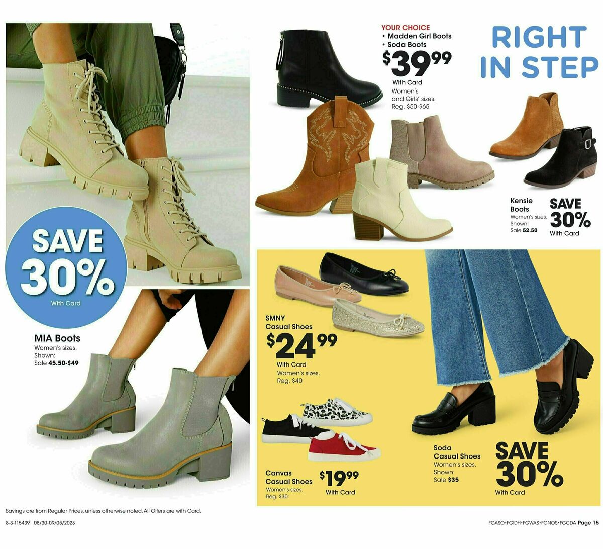 Fred Meyer General Merchandise Weekly Ad from August 30