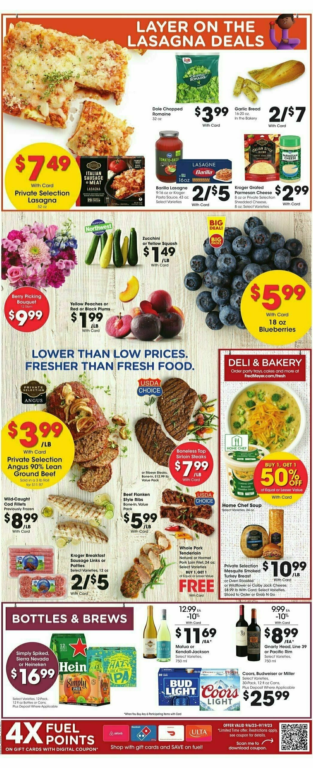 Fred Meyer Weekly Ad from September 6
