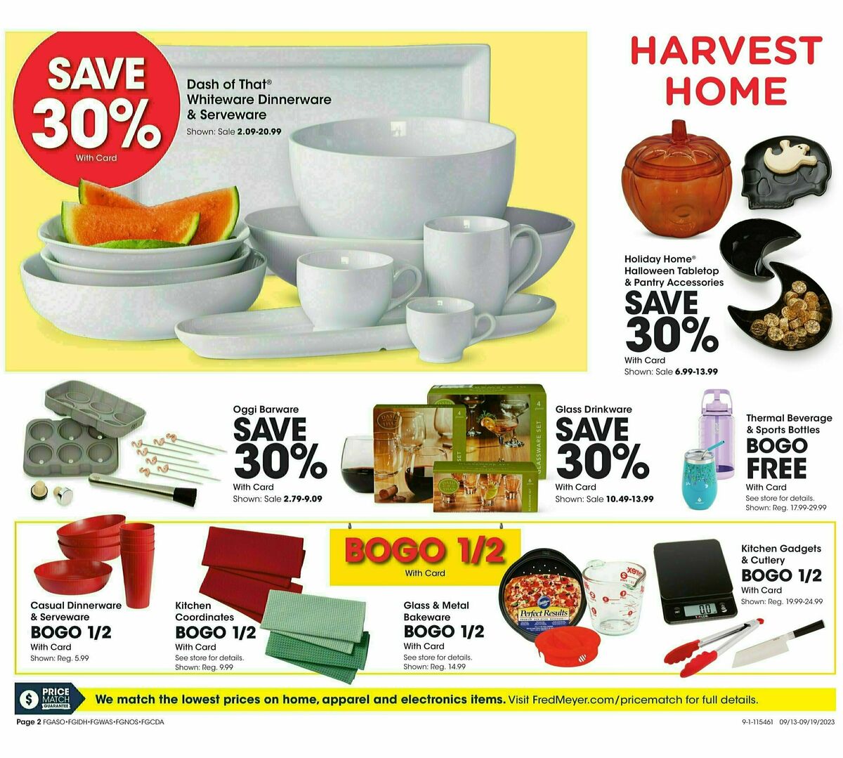 Fred Meyer Weekly Ad from September 13