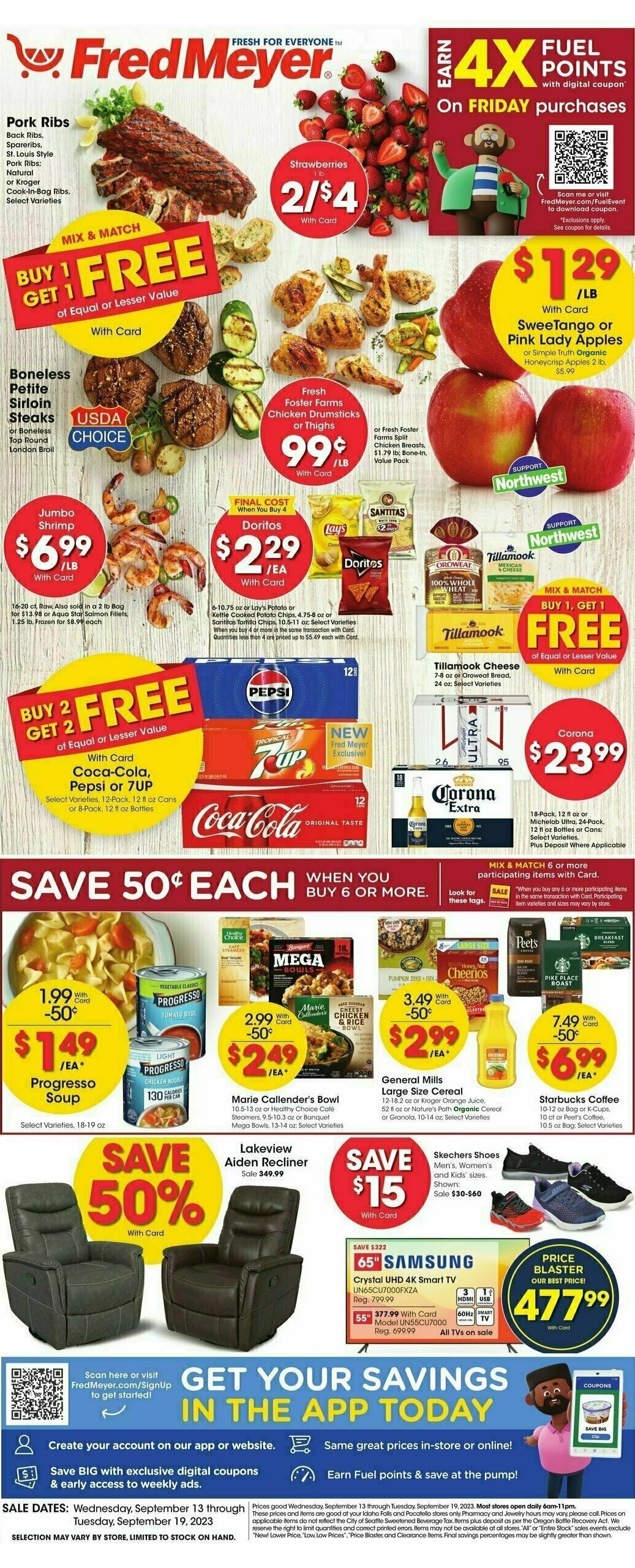 Fred Meyer Weekly Ad from September 13