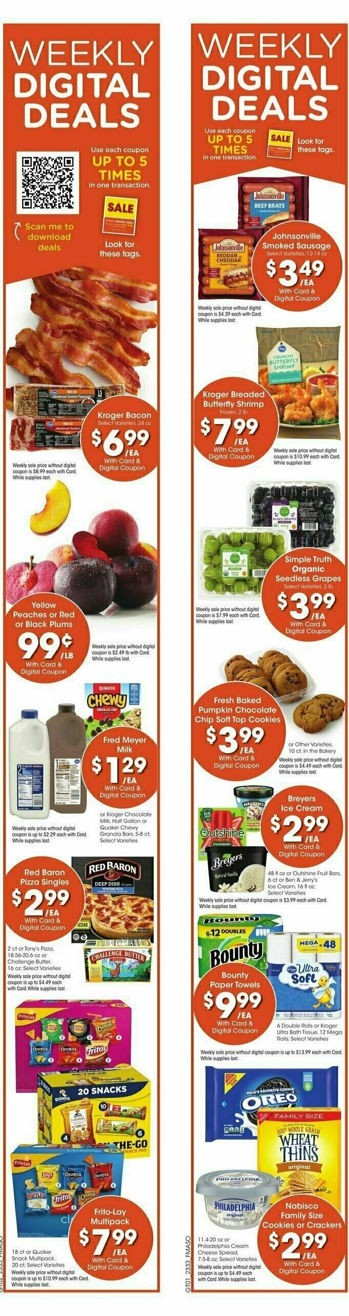 Fred Meyer Weekly Ad from September 13