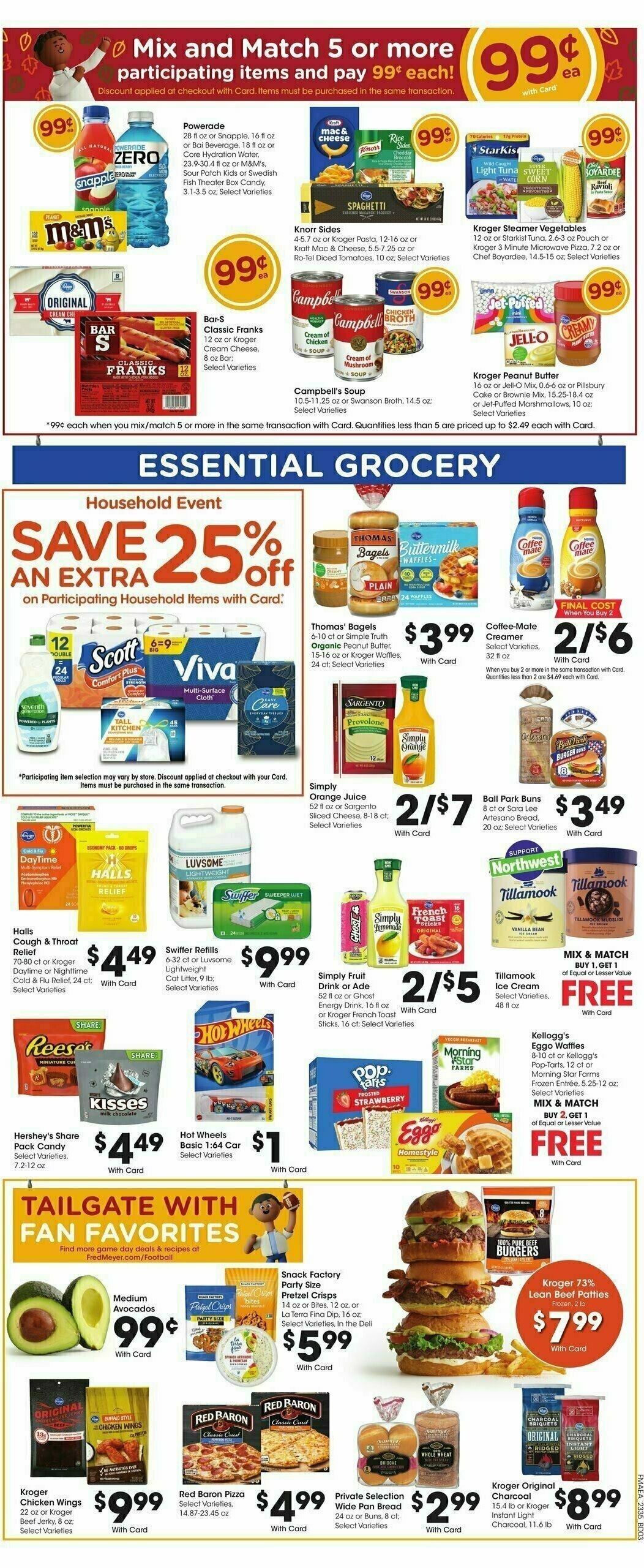 Fred Meyer Weekly Ad from September 27