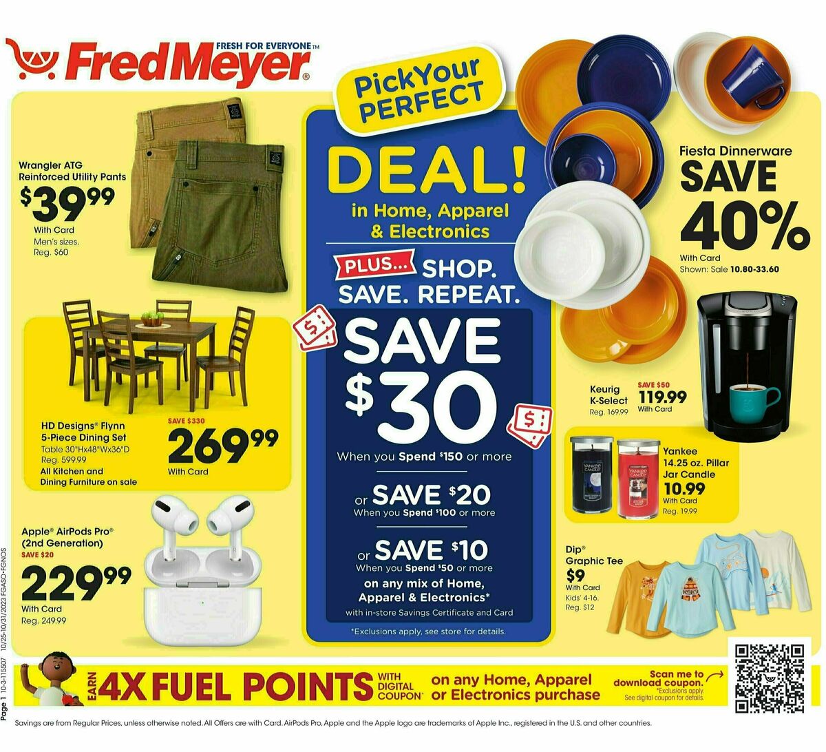 Fred Meyer Weekly Ad from October 24