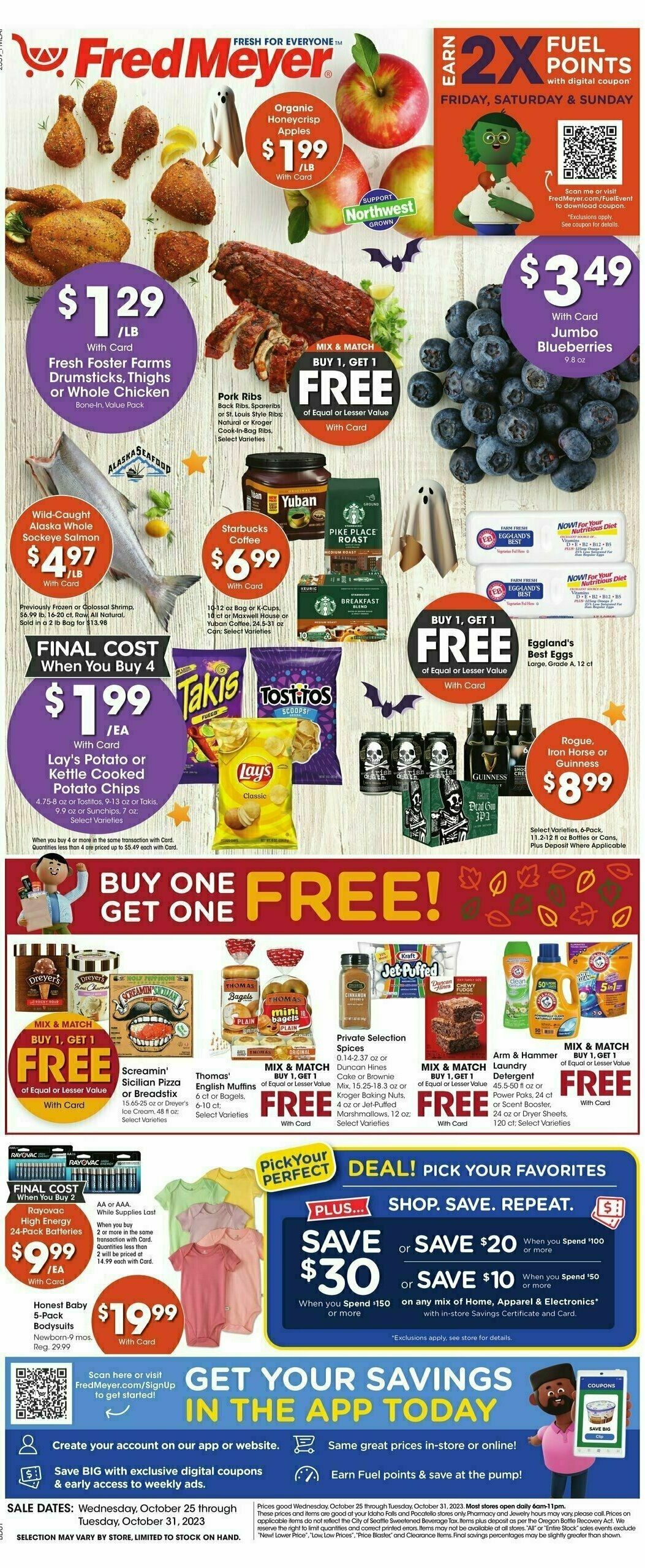 Fred Meyer Weekly Ad from October 25