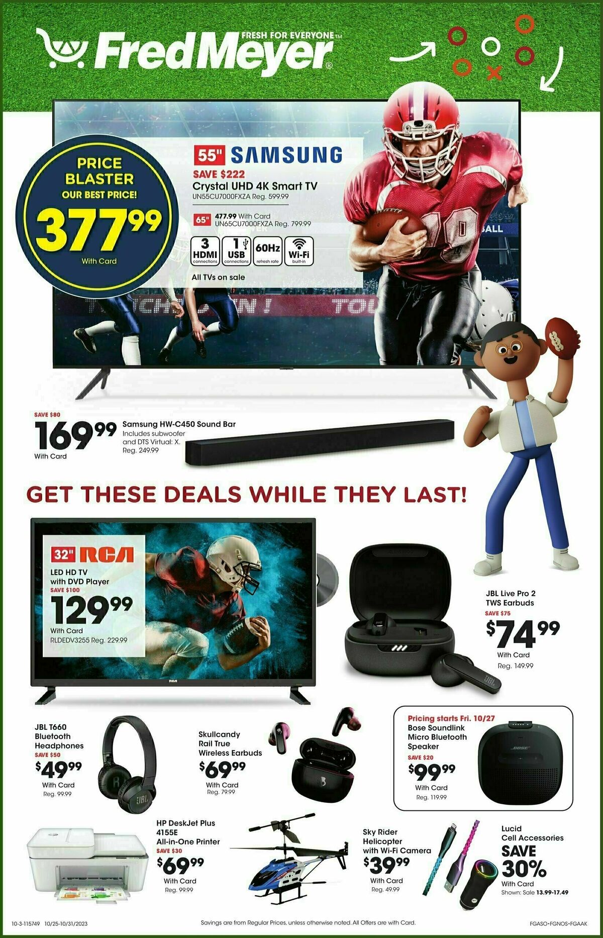 Fred Meyer Get These Deals While They Last Weekly Ad from October 25