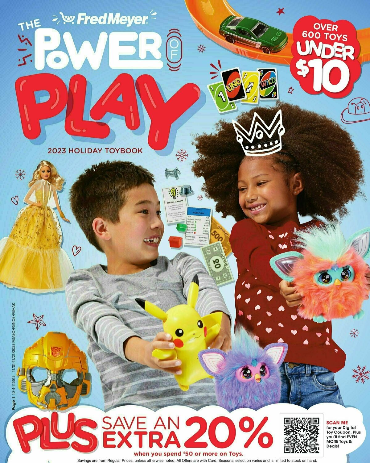 Fred Meyer Toy Book Weekly Ad from November 1