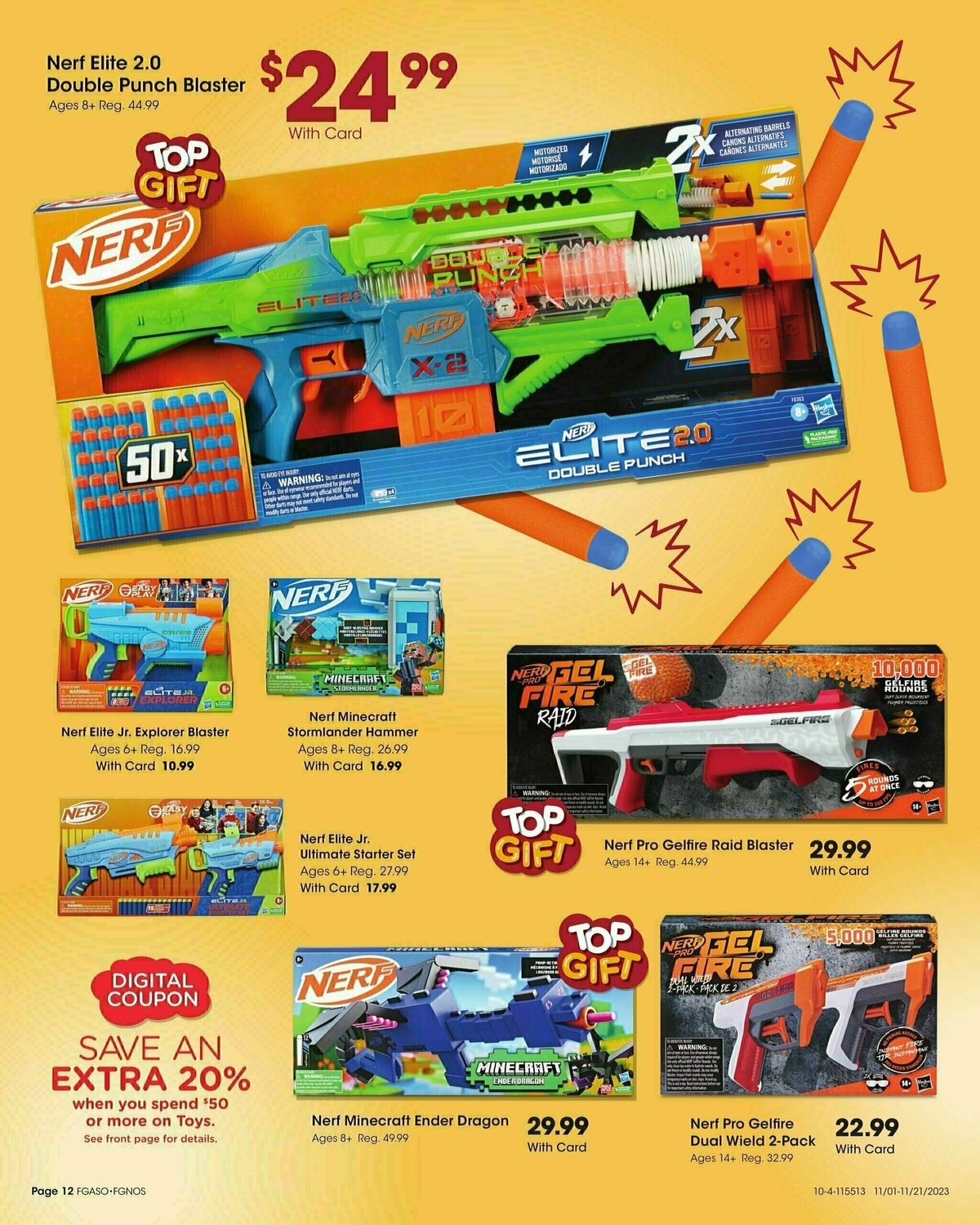 Fred Meyer Toy Book Weekly Ad from November 1