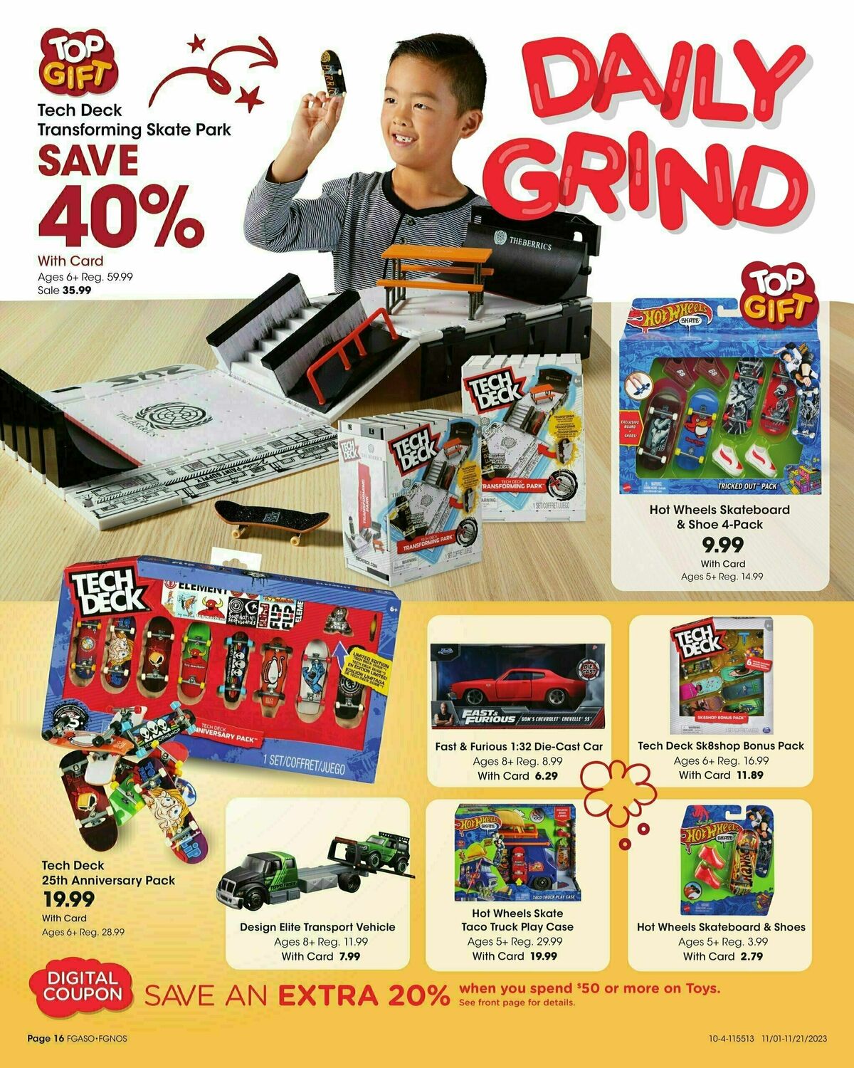 Fred Meyer Toy Book Weekly Ad from November 1