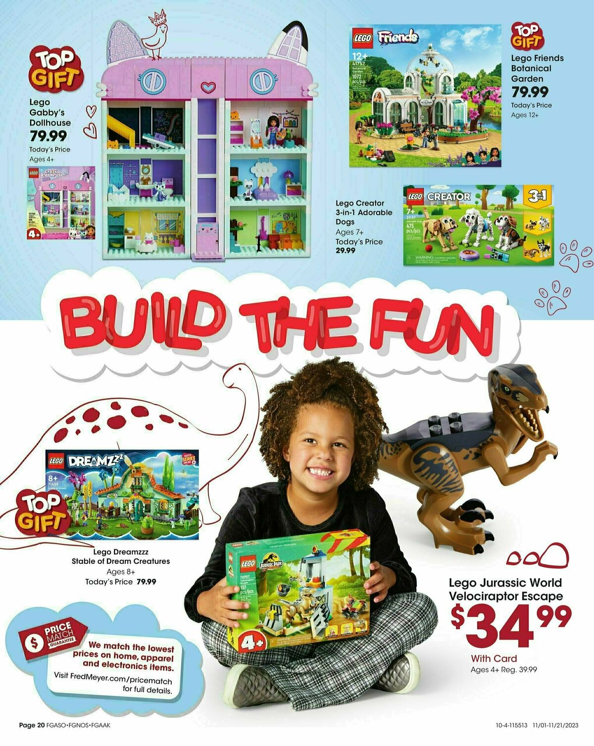 Fred Meyer Toy Book Weekly Ad from November 1