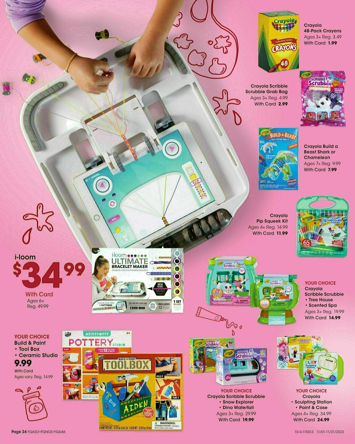 Fred Meyer Toy Book Weekly Ad from November 1