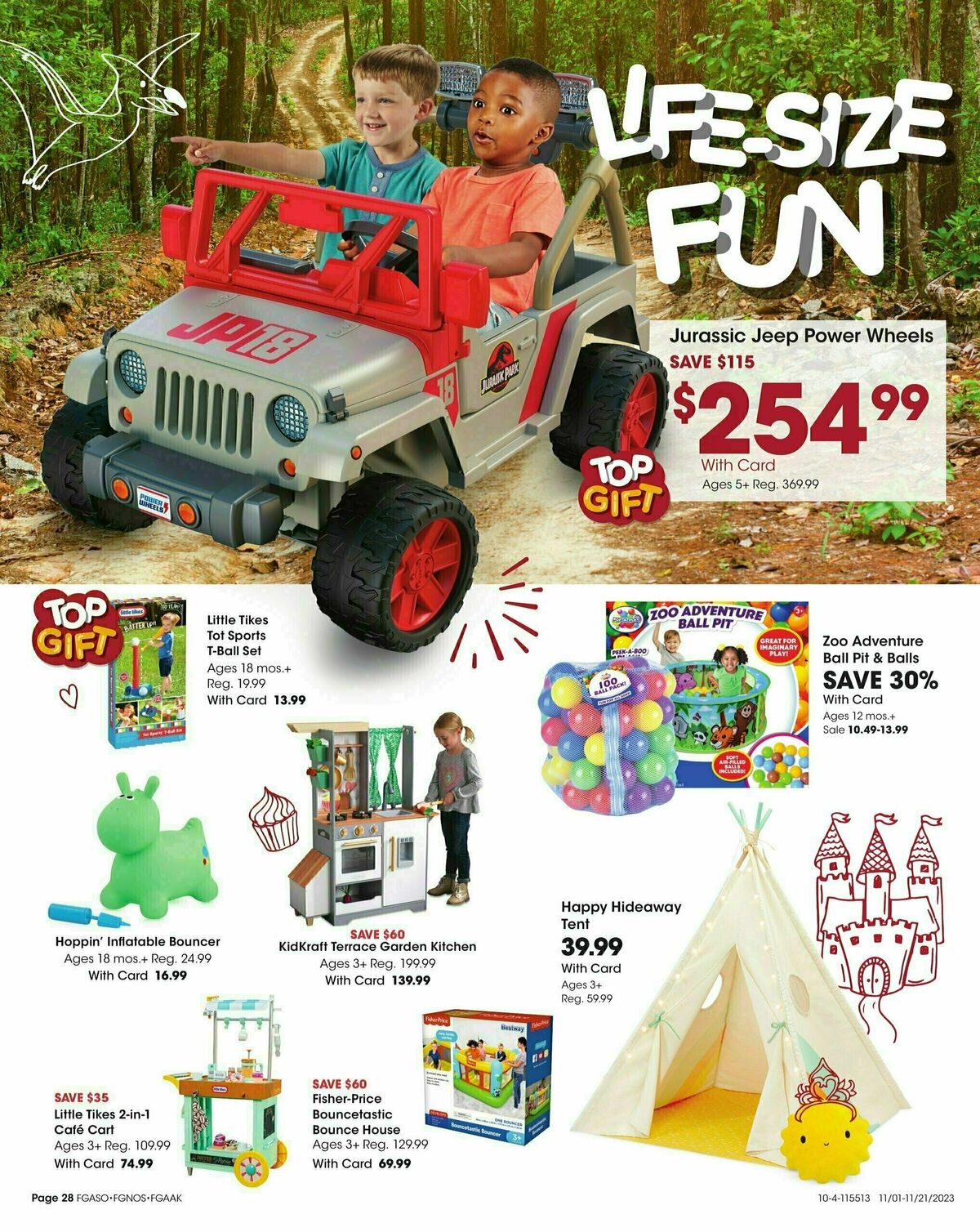 Fred Meyer Toy Book Weekly Ad from November 1