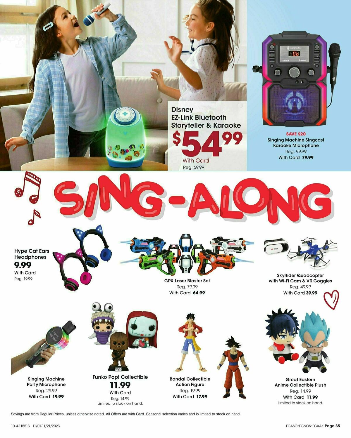 Fred Meyer Toy Book Weekly Ad from November 1