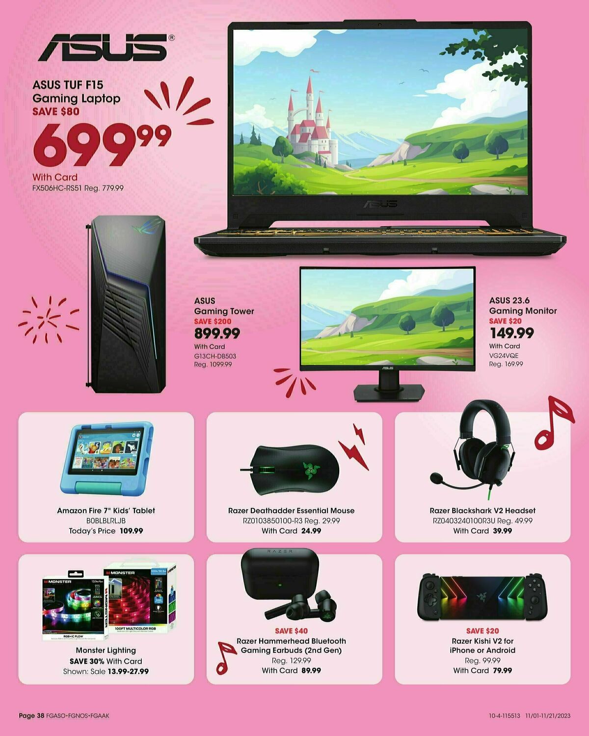 Fred Meyer Toy Book Weekly Ad from November 1