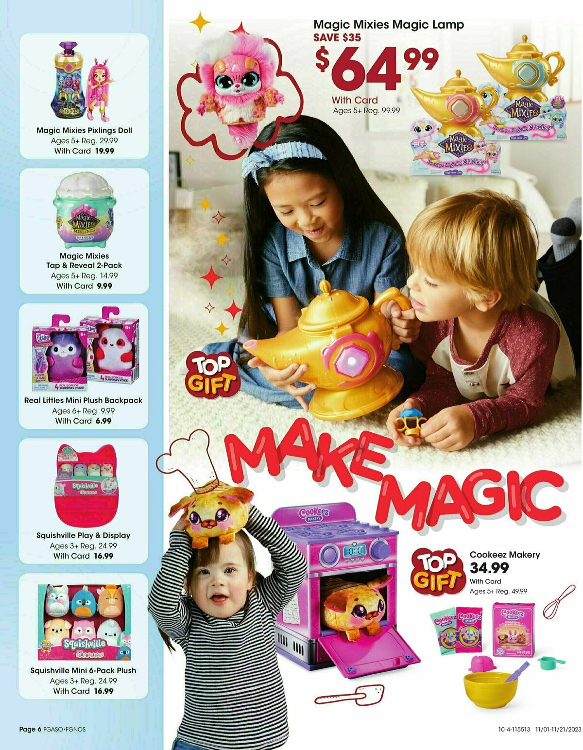 Fred Meyer Toy Book Weekly Ad from November 1